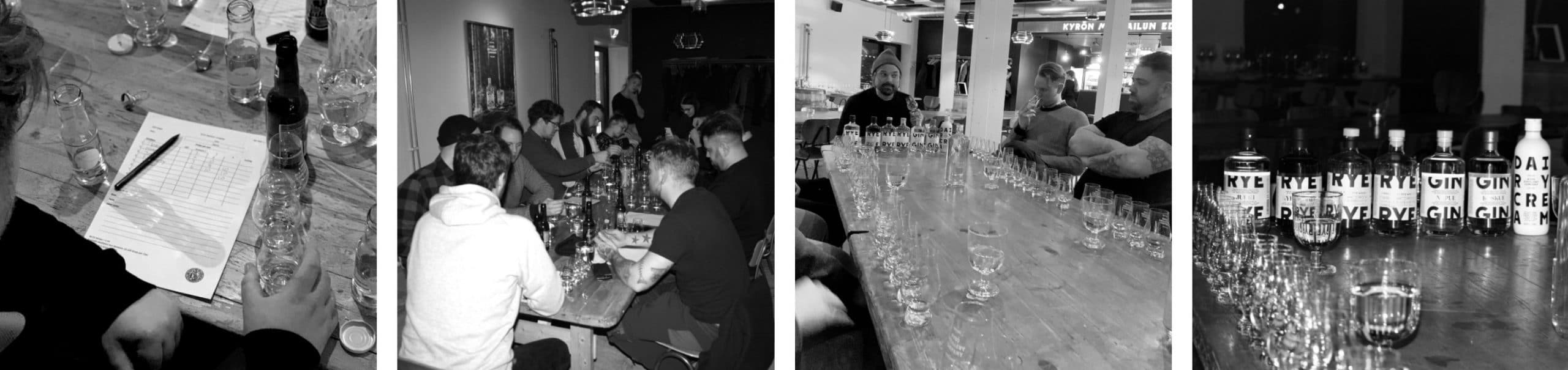 Whisky og gin smagning I Kyrö baren 